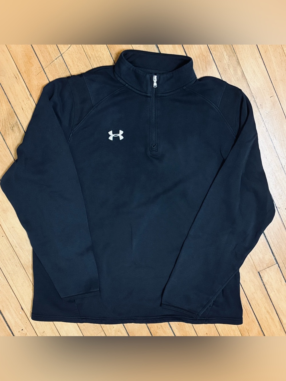 Under Armour Black Half-Zip Performance Pullover